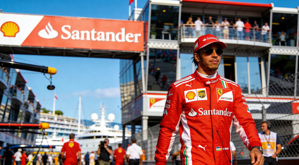 hamilton over monaco ferrari heeft het te kloppen