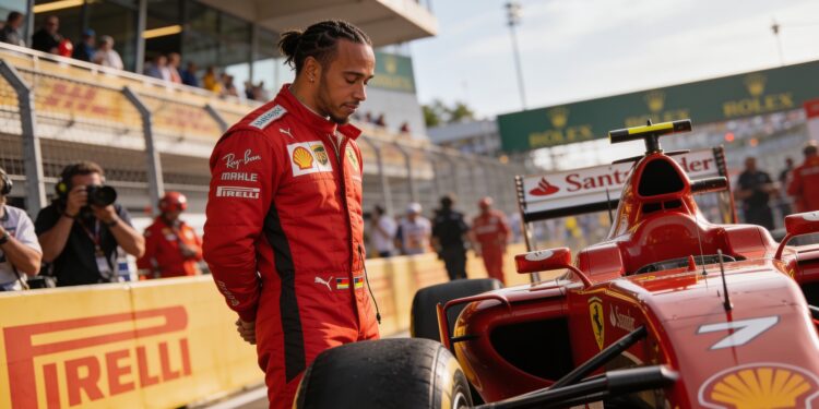 hamilton rekent af met twijfel na eerste ferrari z