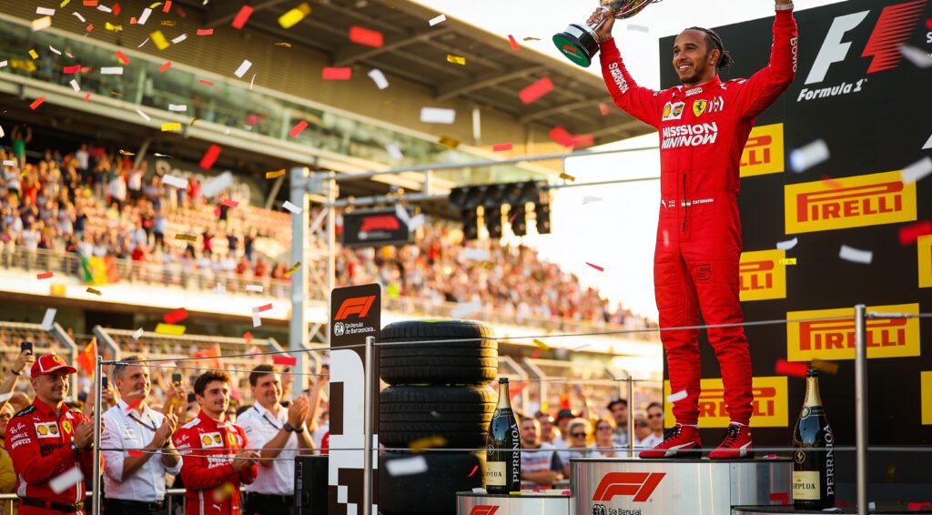 hamiltons eerste ferrari zege kolossale wraak volg