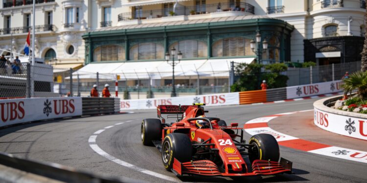 Leclerc leidt Ferrari 1-2 in enerverende training Monaco 1 leclerc leidt ferrari 1 2 in enerverende training