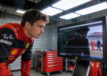leclerc pareert kritiek hamilton op ferrari simula