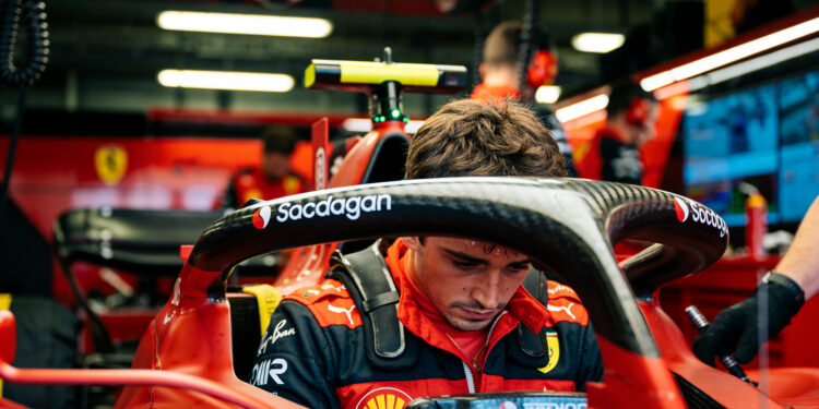 leclerc start vierde in thuisrace na zeer rommelig