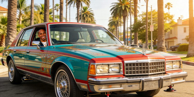 Lewis Hamilton verkent lowrider-cultuur in unieke Buick 1 lewis hamilton verkent lowrider cultuur in unieke
