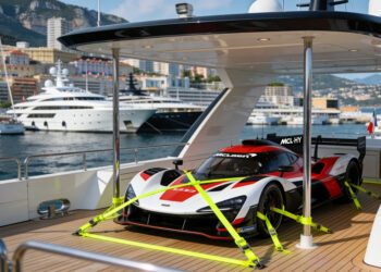 mclaren onthult le mans hypercar op jacht in monac