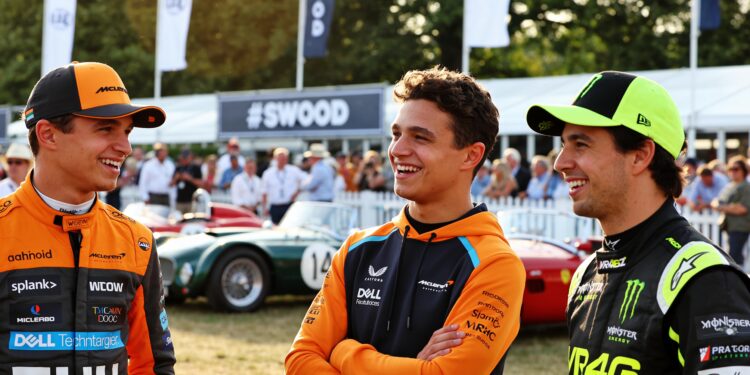 Norris en jeugdheld Rossi herenigd op Goodwood 2026 1 norris en jeugdheld rossi herenigd op goodwood 202