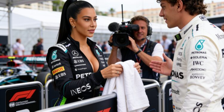 ophef in monaco kardashian pakt handdoek van winna