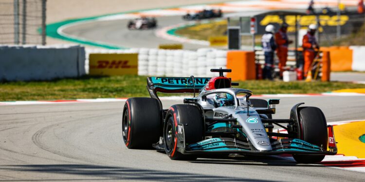 russell leidt mercedes dominantie voor kwalificati