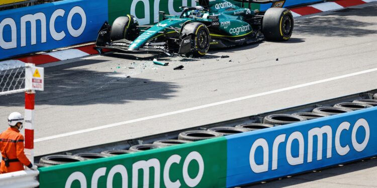 Stroll legt schuld voor Monaco-crash bij Honda-motor 1 stroll legt schuld voor monaco crash bij honda mot