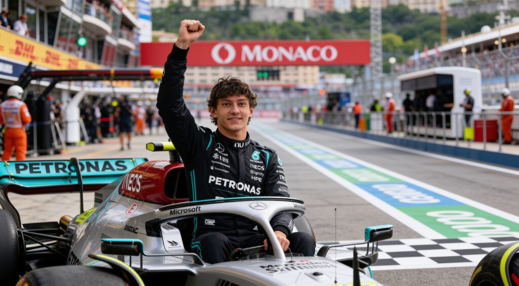 vijfde zege voor antonelli in monaco hamilton gesc