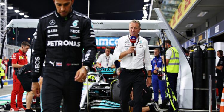 waarom lewis hamilton sky reporter martin brundle