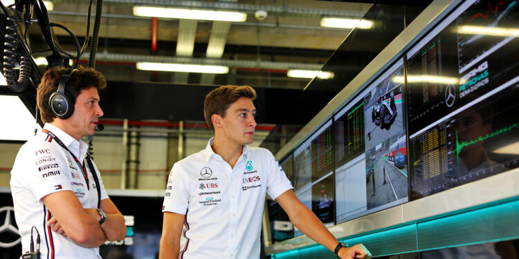 Wolff steunt Russell na dominante training Antonelli in Monaco 1 wolff steunt russell na dominante training antonel